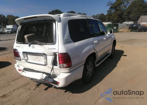 2006 Lexus Lx 470 из США, поврежденный, VIN JTJHT00W864016556